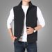 Men's Clothing Lightweight Sleeveless Vest, Casual & Outdoor Wear, Breathable Quick-Dry Fabric, Multiple Pockets, Plus Size Options_viptrois.com