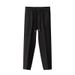 Men's Slim Fit Stretchable Dress Pants - Comfortable Straight Leg Casual Trousers With Elastic Waist For Business & Everyday Wear_viptrois.com