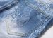 Men's Clothing Fashion Elastic Printed Personalized Denim Shorts_viptrois.com