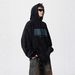 American Heavy Letter Printing Hooded Sweater Men's Autumn And Winter Tide Brand Loose Pullover College Style Casual Velvet Jacket_viptrois.com