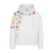 American Style Hand-painted Graffiti Cartoon Print Pullover Sweatshirt Men's Autumn Winter Clothing 420G Loose Hooded_viptrois.com
