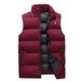 Men's Clothing Men's Shiny Puffer Vest - Winter Lightweight Quilted Sleeveless Jacket For Couples & Students (Black, White, Silver Grey) - M To XXXL_viptrois.com