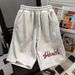 Unisex Heavyweight Cargo Shorts American Streetwear Loose Fit Casual Athletic Bottoms_viptrois.com