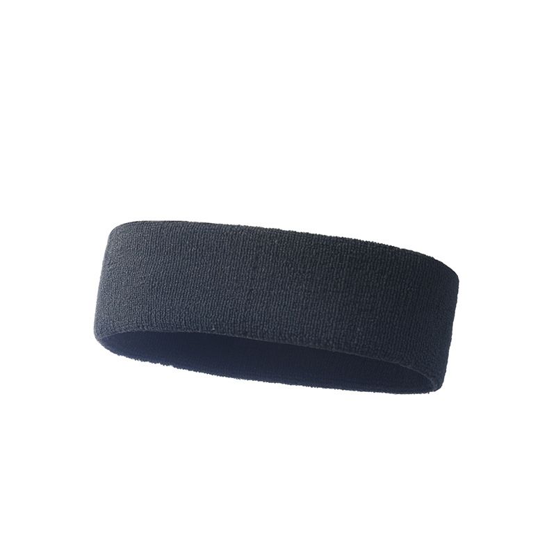 Sports Antiperspirant Band Elastic Solid Color Widened Sweat-Absorbing Headband Running Sweat-Guiding Hairband_viptrois.com