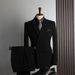 Men's Clothing Suit Double Row Men, Formal Attire Business, Leisure, Fashion, Korean Version, Slim Fit, Large Size, Banquet, Wedding, Small_viptrois.com