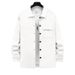Loom European And American Cross-Border Casual Heavy Twill Turn-Down Collar Long Sleeve Shirt Autumn Men's_viptrois.com