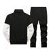 Men's Slim Fit Stand Collar Baseball Jacket With Long Sleeves – Lightweight Sporty Outerwear For Running & Casual Wear (Grey, Black, Navy Blue)_viptrois.com