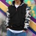 Men's Camo Color Block Zip-Up Hoodie With Kangaroo Pocket – Lightweight Fleece Lining, Relaxed Fit For Casual & Outdoor Wear (S-XXXL)_viptrois.com