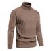 Man's Clothing Men's Turtleneck Sweater Solid Color Men's Sweater Business Casual Sweater For Men_viptrois.com
