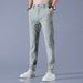 Men's Summer Thin Casual Trousers Loose Fit Ice Silk Quick Drying Versatile Straight Leg Trendy Summer Pants_viptrois.com
