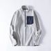 Premium Fleece Half-Zip Sweatshirt For Men & Women – Cozy Brushed Lining, Stand Collar Unisex Pullover_viptrois.com