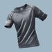Ice Silk Quick-Drying T-Shirt, Men's Sports Short-Sleeve Thin Top For Summer, Running Clothes, Fitness Training Wear_viptrois.com