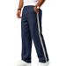 Men's Clothing Men's Color Blocked Woven Trousers Casual Loose Fitting Athletic Outdoor Running Fitness Straight Leg Trousers_viptrois.com