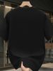 Maglietta Uomo 180g Cotone Puro Pesante Stampa Trendy Manica Corta Traspirante Taglio Regolare Casual Estivo_viptrois.com
