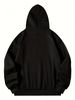 Men's Autumn And Winter Casual Fashion Loose Hoodie, Pray Print Warm Long Sleeved Pullover Sweater_viptrois.com