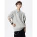 Grey Collar Sweater, Lazy Autumn And Winter Style, Polo Collar Knit Sweater, Thick Inner Layer_viptrois.com