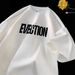 2025 Summer New Fashion Garden Collar Ice Silk T-Shirt Men's Loose Large Zipper Design Five Quarter Short Sleeve Top_viptrois.com