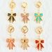 Diamond Bow Car Keychain Metal Cute Women's Bag Pendant Keychain Ring Pendant Accessories Business Gift_viptrois.com