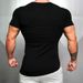Foreign Trade Fitness Top, Slim-fitting Elastic Bottoming Shirt, Cotton Sweat-absorbing And Breathable Short-sleeved T-shirt, Bodybuilding_viptrois.com