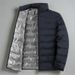 Men's Lightweight Down Jacket With Graphene Technology 650 Fill Power White Duck Down Waterproof Winter Coat Slim Fit Stand Collar Casual Outerwear_viptrois.com