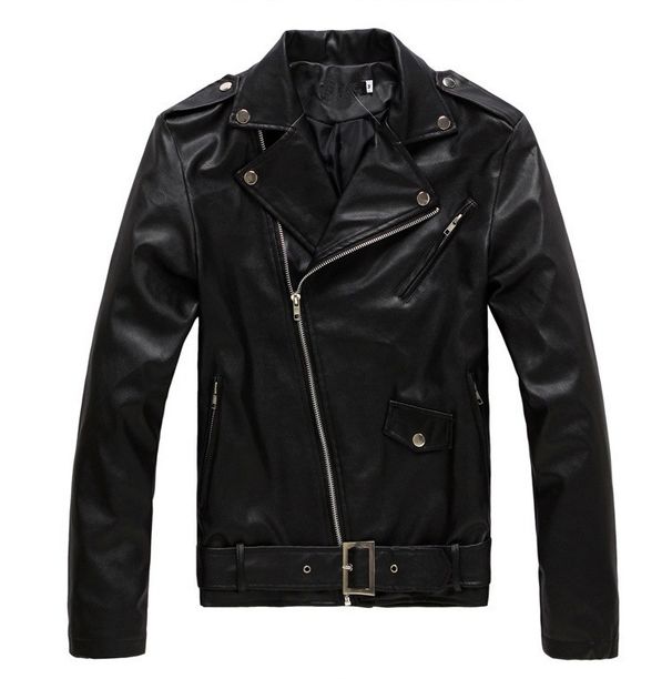 2023 Spring And Autumn New Motorcycle Slim Leather Men's Leather Jacket Coat Fashion Men's Leather Coat_viptrois.com