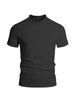2026 Men's Solid Color Round-neck Quick-Dry Shirt Breathable Elasticated Casual Sports Large-Sized Short-Sleeved T-Shirt_viptrois.com