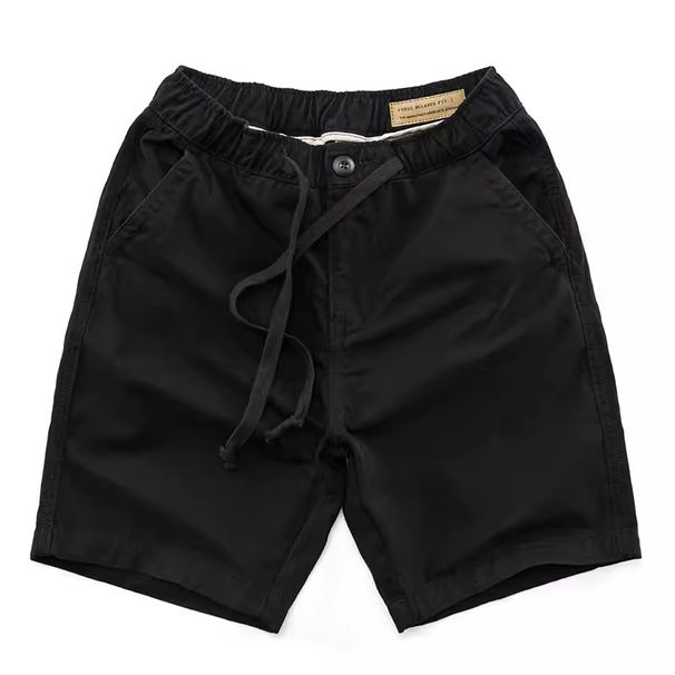 Men's Clothing Vintage Workwear Cargo Shorts Cotton Washed Relaxed Mid-Thigh Casual Shorts Drawstring (Khaki/Grey/Black/Green) - Unisex Street Style_viptrois.com