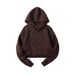 Men's Clothing Short Pullover Hooded Belly Exposed Sweatshirt High Waist Fleece Sweatshirt_viptrois.com