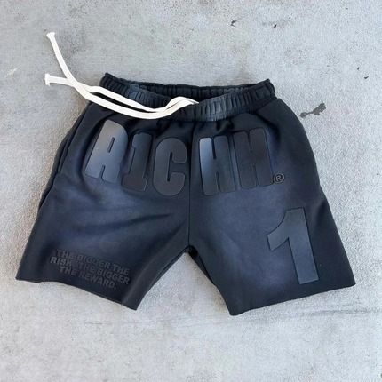 Men's Clothing Shorts Letter Printing Casual Street Youth Versatile Sports Sweatpants Casual Lazy Hot_viptrois.com