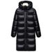 Men's Clothing Winter New Couple Cotton Cotton Black Gold Thickened Men And Women Warm Over The Knee 2024 Long Youth Cotton Coat_viptrois.com