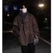 Loom Loom Korean Short Coat Men, Autumn And Winter Trendy Brand, Cool Woolen Jacket, American Retro Style For Students_viptrois.com