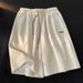 Women's Summer Ice Silk Shorts - Loose Fit Casual Wide Leg Mid-Length Shorts, Trendy Straight Cut With Comfortable Stretch_viptrois.com