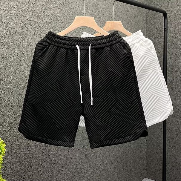 Men's Summer Loose Shorts Trendy American Fashion Leisure Sports Straight Pants Home Comfortable Trendy Ins Bottoms_viptrois.com