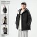 Men's Oversized Hooded Puffer Jacket - Winter Thickened Quilted Coat, Loose Fit Streetwear Parka For Teens & Adults (Sizes M To 8XL)_viptrois.com