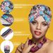 hot sale flower turban hat popular fashion print snail hat Turban African ethnic style_viptrois.com