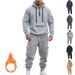 Men's Clothing Winter Heavy Velvet Men Casual Suit Loose Sports Multi Pocket Workwear_viptrois.com