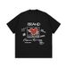 Men's Clothing Fashion, Small Round Neck Short Sleeved T Shirt For Men And Women, Loose And Versatile Couple Tops_viptrois.com