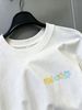 100% Cotton Men's 3-Pack T-shirts Mixxi Text With Daisy Floral Print Crew Neck Short Sleeve Casual Tops In Black White Gray_viptrois.com