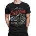 Vintage Style American Motorcycle Bikers T Shirt Mens Womens Tees Tops Men Funny Biker Unisex T-Shirt Mens Womens Tees Top_viptrois.com