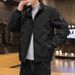 Pure Lightweight Down Jacket 2022 New Trendy Winter Wear Student Youth Slim Fit Men's Stand Collar Fashionable Coat_viptrois.com