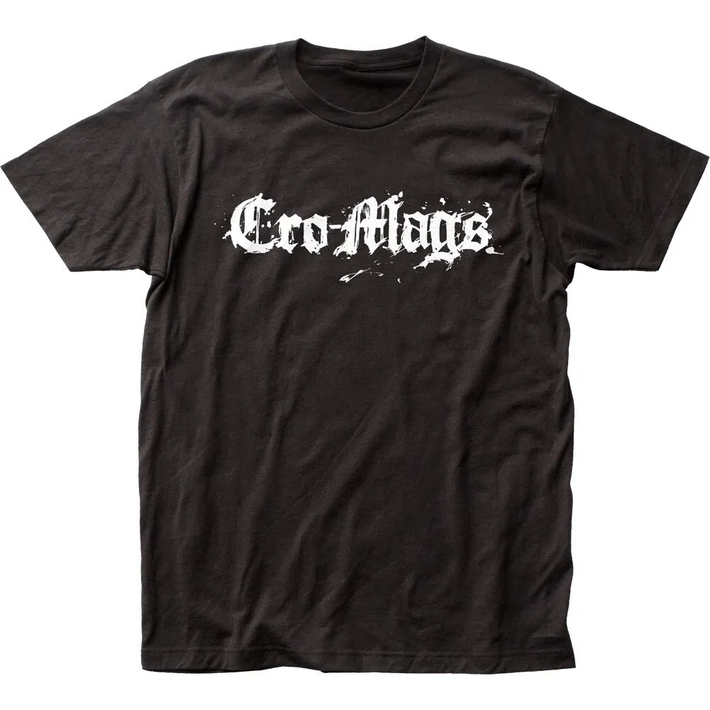 Cro-Mags Logo Mens T Shirt Mens Womens Tees Top Rock And Roll Music Classic Band Tee New Black_viptrois.com