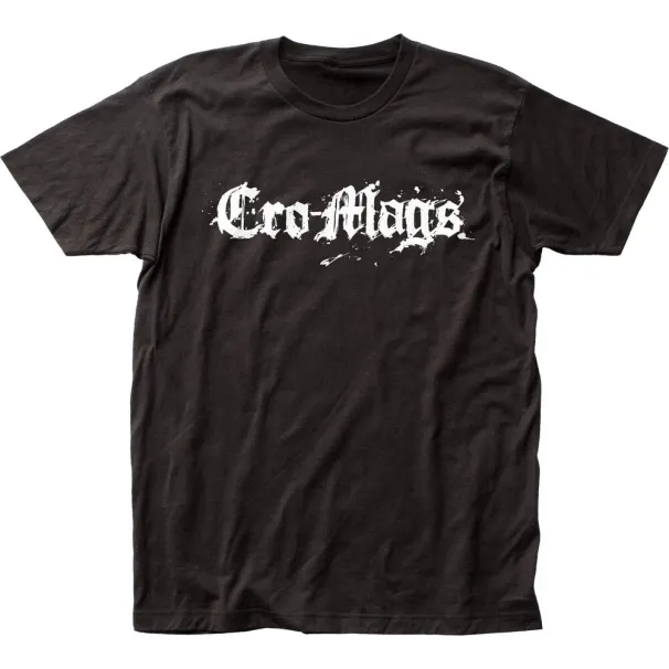 Cro-Mags Logo Mens T Shirt Mens Womens Tees Top Rock And Roll Music Classic Band Tee New Black_viptrois.com