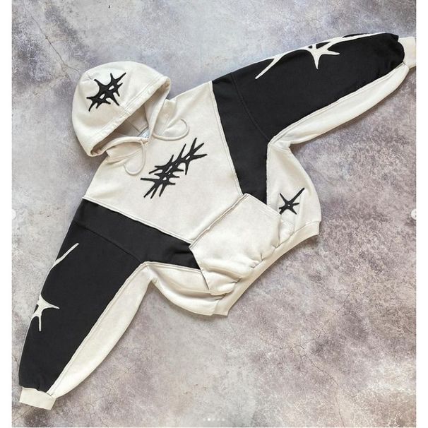 Y2K European And Cross-Border New 3D Digital Print Unisex Sweatshirt American Style Trendy Street Loose Hoodie Wholesale_viptrois.com