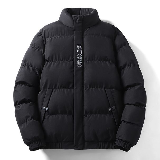 Men's Clothing Direct Sales Men's Cotton Coat 2024 New Style Trend Korean Style Stand Collar Short Cotton Jacket Casual Handsome Cotton Coat_viptrois.com