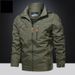 Men's Clothing Lightweight Hooded Windbreaker Jacket, Quick-Dry Outdoor Coat With Zipper Pockets, Breathable Casual Spring & Autumn Top_viptrois.com