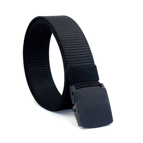 Men's Non-Magnetic Buckle Tactical Outdoor Sports Nylon Waist Belt For Security Check Canvas Pants_viptrois.com