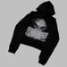 Dark Y2K Hoodie – Oversized Anime Print Streetwear Pullover, Gothic Unisex Retro Hooded Sweatshirt For Urban Edge_viptrois.com