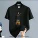 【DORAE】Unisex Oversized T-shirt (100% Cotton) Off-White ("Pouring Whiskey" Print & Elegant Bar Casual Design) – Casual Style For Everyday Casual_viptrois.com