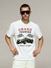 Grand Touring Racing Car Graphic Oversized 100% Cotton T-Shirt Men's Casual Streetwear Tee_viptrois.com