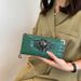 purse wallet clutch bag women's wallet long women's wallet fashion double zipper large capacity wallet for women_viptrois.com